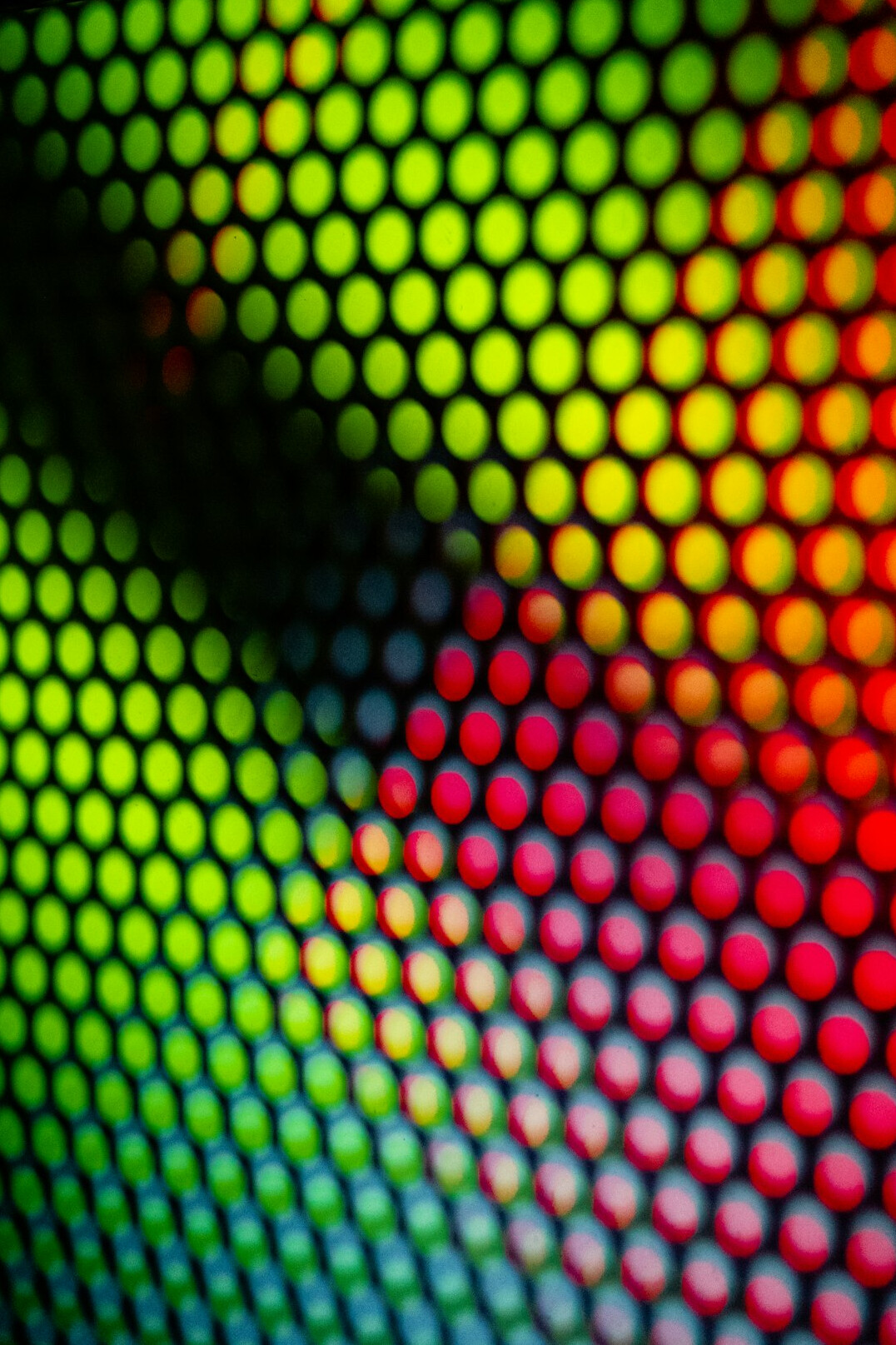 Macro photo of colorful HTML and CSS code on a screen